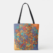 Kleurrijke Marokkaanse mandala Tote Bag (Achterkant)