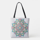 Kleurrijke Marokkaanse mandala Tote Bag (Achterkant)