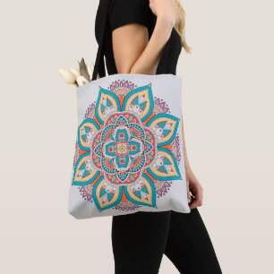 Kleurrijke Marokkaanse mandala Tote Bag