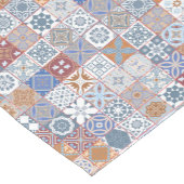 Kleurrijke Marokkaanse tegel Korte Tafelloper (Hoek)