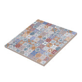 Kleurrijke Marokkaanse tegel Tegeltje (Zijkant)