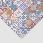 Kleurrijke Marokkaanse tegel Tissuepapier (Detail)