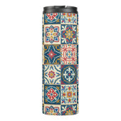 Kleurrijke Marokkaanse tegels, prachtig naadloos p Thermosbeker (Achterkant)