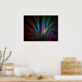 kleurrijke marokkerstaart poster (Keuken)