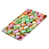 Kleurrijke marshmallows printmagneet magneet (Linkerzijde)