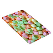 Kleurrijke marshmallows printmagneet magneet (Rechterzijde)