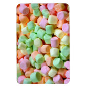 Kleurrijke marshmallows printmagneet magneet (Verticaal)