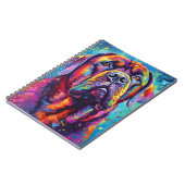 Kleurrijke Mastiff Notitieboek (Linkerzijde)