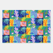 Kleurrijke Matisse papier uitsparingen geïnspireer Inpakpapier Vel (Voorkant 2)