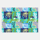 Kleurrijke Matisse papier uitsparingen geïnspireer Inpakpapier Vel (Voorkant)