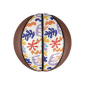 Kleurrijke Matisse Patroon Abstracte Botanische Vo Basketbal (Verticaal)