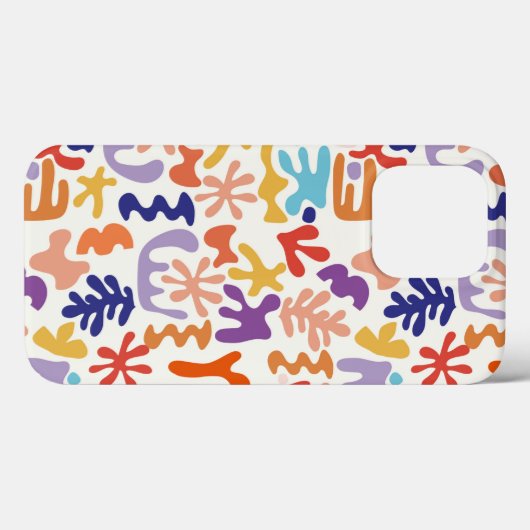 Kleurrijke Matisse Patroon Abstracte Botanische Vo Case-Mate iPhone Case (Achterkant (horizontaal))