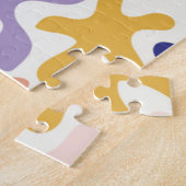 Kleurrijke Matisse Patroon Abstracte Botanische Vo Legpuzzel (Zijkant)