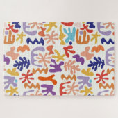 Kleurrijke Matisse Patroon Abstracte Botanische Vo Legpuzzel (Horizontaal)