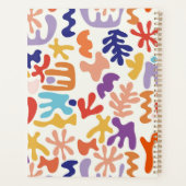 Kleurrijke Matisse Patroon Abstracte Botanische Vo Planner (Achterkant)