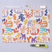 Kleurrijke Matisse Patroon Abstracte Botanische Vo Tissuepapier (Craft)