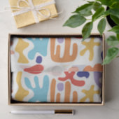 Kleurrijke Matisse Patroon Abstracte Botanische Vo Tissuepapier (Geschenk)