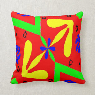 Kleurrijke Matisse stijl vormen Kussen