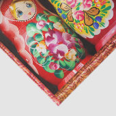 Kleurrijke Matryoshka Dolls Tissue Papier (Detail)