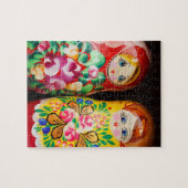 Kleurrijke Matryoshka-poppen Legpuzzel (Horizontaal)