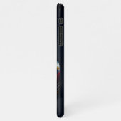 Kleurrijke matte race auto iPhone hoesje (Linkerkant)