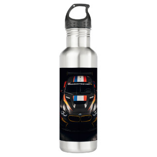Kleurrijke Matte Race Car Waterfles