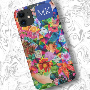 Kleurrijke Maximalist Collage Art Trendy Case-Mate iPhone Case