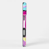 Kleurrijke Maximalist Expressive Abstract iPhone Hoesje (Rechterkant)