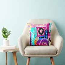 Kleurrijke Maximalist Expressive Abstract