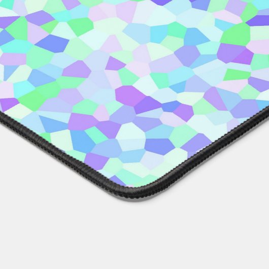 Kleurrijke Maximalist Groovy Boho Abstracte Sprink Bureaumat (Hoek)