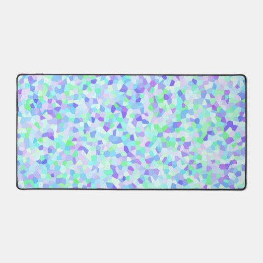 Kleurrijke Maximalist Groovy Boho Abstracte Sprink Bureaumat (Voorkant)