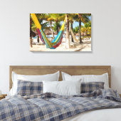 Kleurrijke Maya hangmat Cozumel Mexico Canvas (Insitu (Slaapkamer))