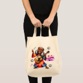 Kleurrijke-Me Hippie Chic Cool Canvas tas (Voorkant (product))