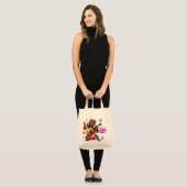 Kleurrijke-Me Hippie Chic Cool Canvas tas (Voorkant (model))