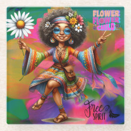 Kleurrijke-Me Hippie Chic Flower Onderzetter