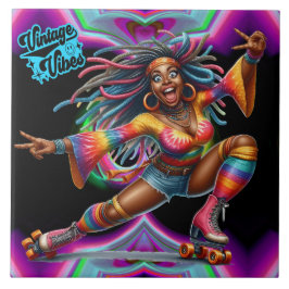 Kleurrijke-Me Hippie Chic Keramische Tegel Tegeltje