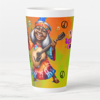 Kleurrijke-Me Hippie Chic Old School Latte Mok