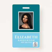 Kleurrijke Medewerker Foto Naam QR Scan Barcode