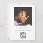 Kleurrijke mediterrane landschap foto bruiloft save the date (Achterkant)