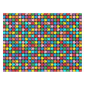 Kleurrijke Meeples voor Tafeltop Boardgamers Tafelkleed (Voorkant (Horizontaal))