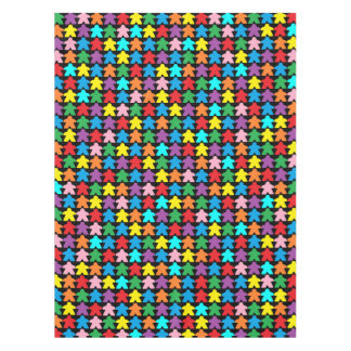 Kleurrijke Meeples voor Tafeltop Boardgamers Tafelkleed