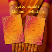 Kleurrijke Mehndi Mandala Floral Hindu Kaart