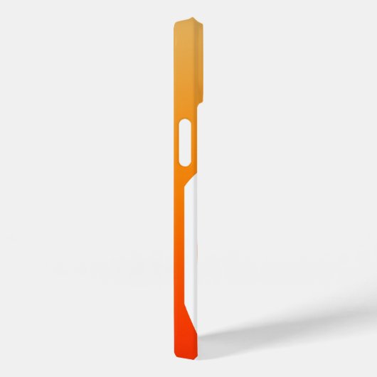 Kleurrijke Meisje Geel en Sinaasappel Ombre Monogr Case-Mate iPhone Case (Achterkant / Rechts)