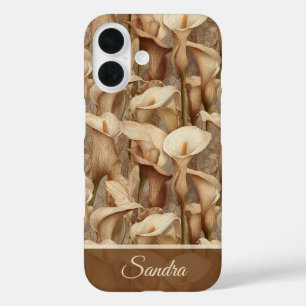 Kleurrijke Meisjes Cadeau Calla Lelies Op Maat iPhone 16 Hoesje