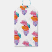 KLEURRIJKE MEISJES PETTEN CADEAULABEL (Voorkant)