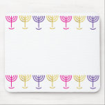 Kleurrijke Menorah Muismat<br><div class="desc">Kleur je kantoor in met deze prachtige Menorah muismat.</div>