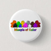 Kleurrijke mensen - Kleurrijk Ronde Button 3,2 Cm (Voorkant)