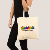 Kleurrijke mensen - Rainbow Tote Bag (Voorkant (product))