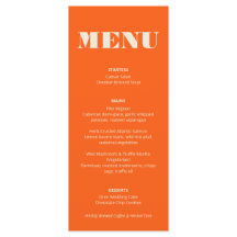 Kleurrijke menu's