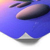 Kleurrijke meren Poster (Matte) (Hoek)